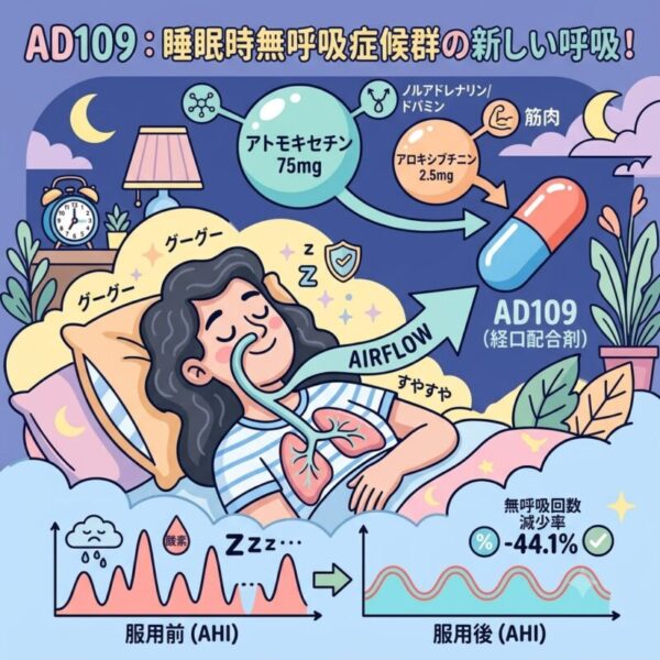 睡眠時無呼吸症候群を薬で治せる？のアイキャッチ画像